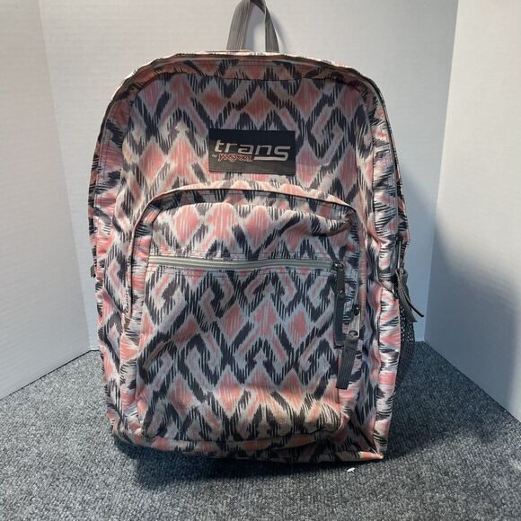 JanSport Backpack Womens Large Pink two Compartment Backpack - Picture 1 of 16
